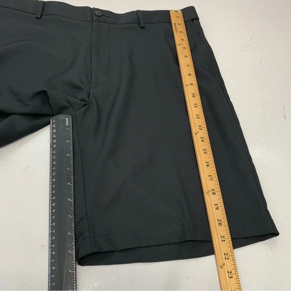 PGA Tour Mens Shorts Size 38 Black  Pocket Adjust Waistband Casual Workwear Golf - Picture 7 of 8